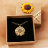 You Are My Sunshine Sunflower Necklaces Pendant for Women Gold Color Daisy Choker Necklaces Charm Jewelry